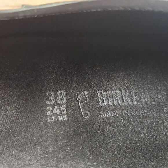 Birkenstock Profi-Birki Professional Women Sz 7 EU 38 Black Slip On Clog Shoes - Picture 10 of 10